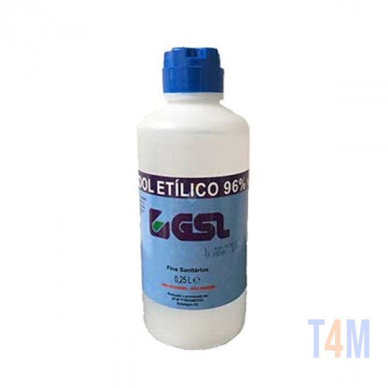 ÁLCOOL ETÍLICO 96% 250ML